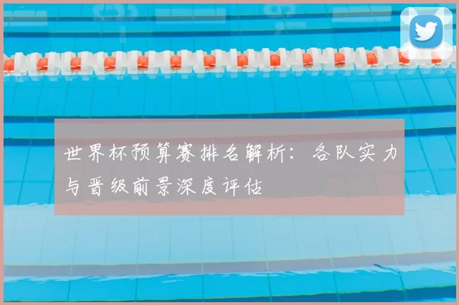 世界杯预算赛排名解析：各队实力与晋级前景深度评估